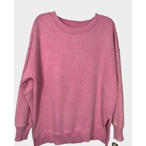 SO Soft Fleece Pink Tunic Sweatshirt Size Small NWOT